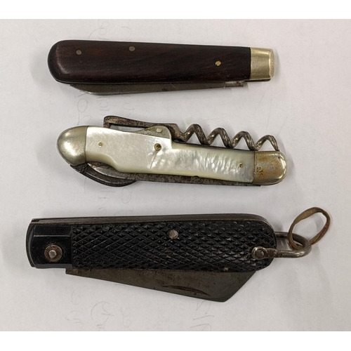 46 - Three penknives to include an early 20th century William Rodgers knife
Location:CAB3