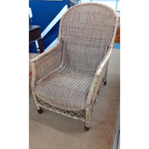 488 - An OKA wicker armchair
Location: RAM