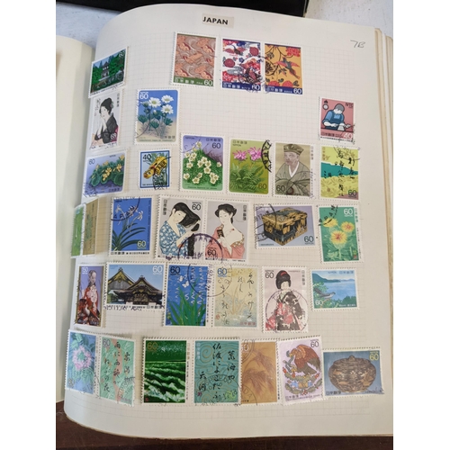 537 - A group of thirteen stock albums from around the world to include People's Republic of China, Sudan,... 