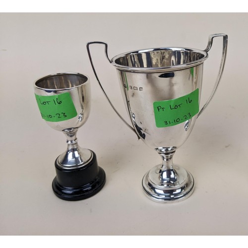 16 - Three Maidenhead trophies; Maidenhead (river) Regatta 1867 'Four Oar' three handled  pewter tankard,... 