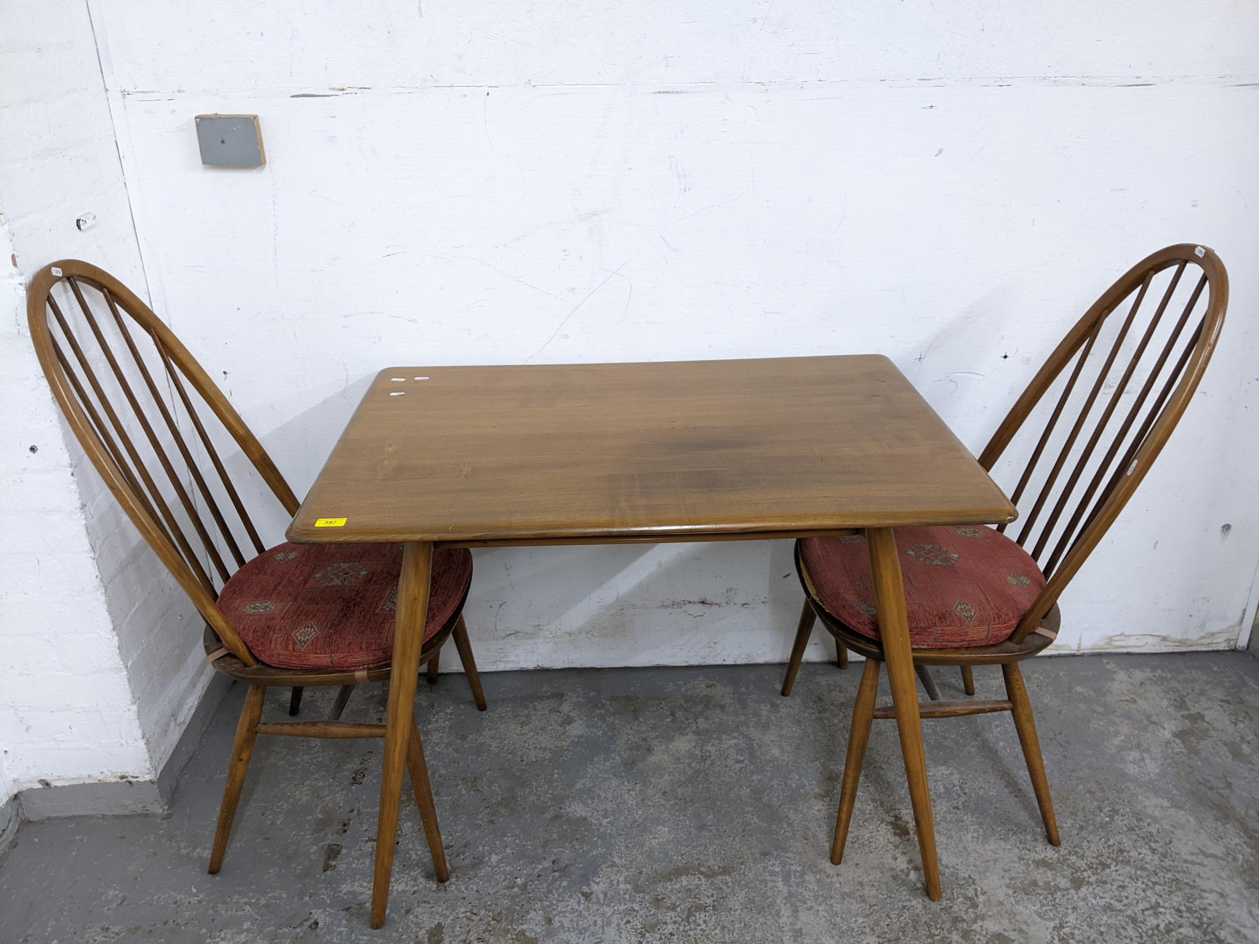 A mid-century Ercol breakfast table, model 393 circa 1960