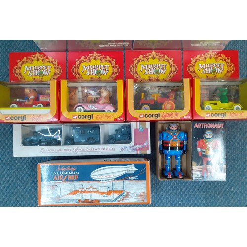 57 - A group of boxed toys to include 2 Mini Champs 1961 toy models of a Lincoln Continental Presidential... 