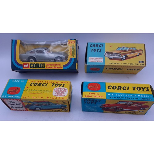54 - A boxed Corgi Toys'La Dandy' coupe 259 toy car together with a Citroen Safari Olympic Winter Sports ... 
