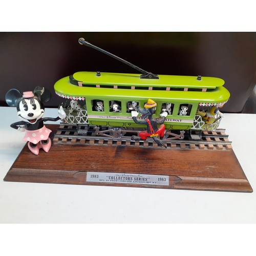 61 - A 1983 Walt Disney Productions Collectors Series MFG by Pride Lines model of a cable car housing Dis... 