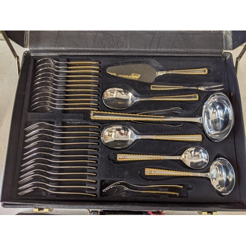 111 - A Bestecke Solingen canteen of cutlery model 4520, never used, 12-setting, housed in original briefc... 