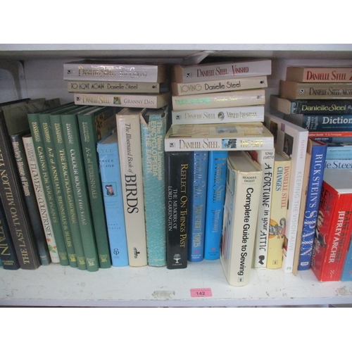 142 - Books- A quantity of hard and paperback books and maps to include a six volume Gresham publishing se... 