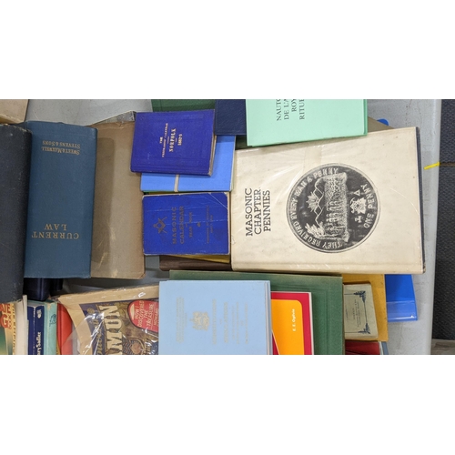 194 - Mixed Masonic ephemera and books to include The Secret Tradition in Freemasonry A.E.Waite, Light Inv... 