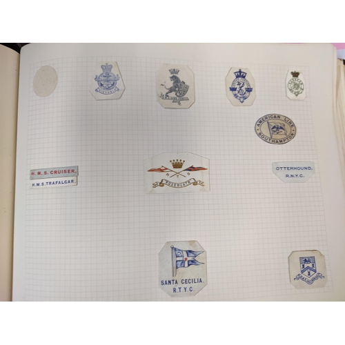 75 - Mixed 19th century monograms, letterheads, family crest, letterology, and postage stamp registration... 