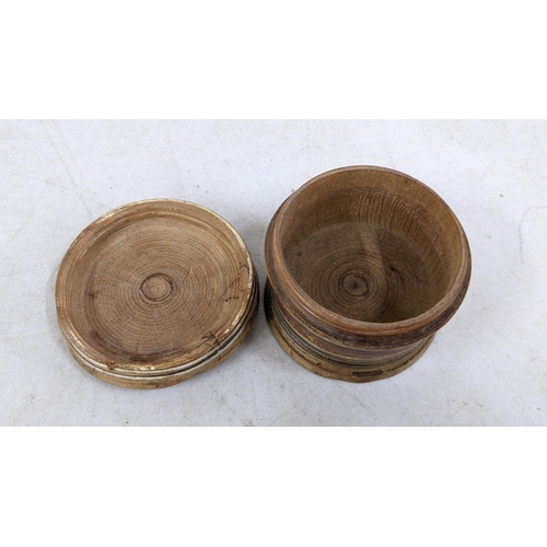 20 - Two treen Russian dolls together with Burmese Betel nut box
Location:2.1