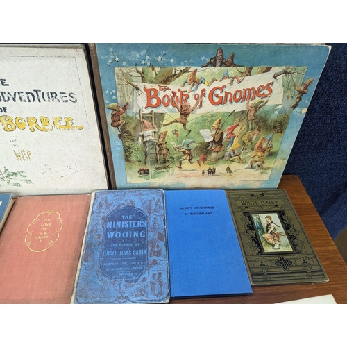 59 - A collection of late 19th/early 20th century books to include children's books 'The Book of Gnomes',... 