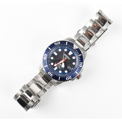 89 - A Seiko Solar 'PADI', gents, stainless steel cased divers wristwatch 200m, circa 2018, model V, seri... 