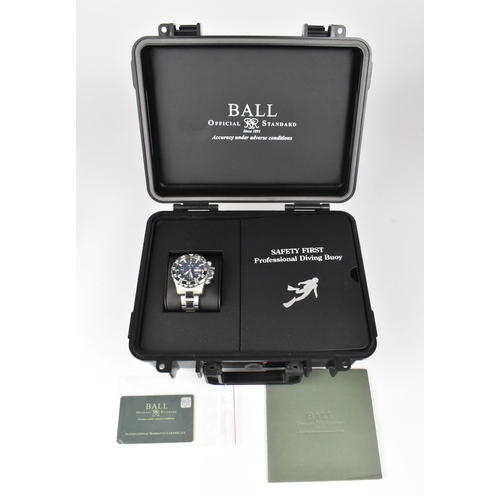 98 - A BALL , Divers 600m, automatic, gents, titanium cased wristwatch, circa 2019, model NEDU, having a ... 