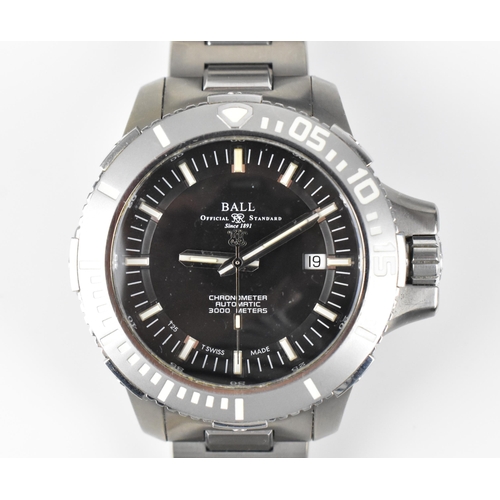 99 - A BALL, Divers 3000m, automatic, gents, titanium cased wristwatch, circa 2016, model Deepquest, havi... 