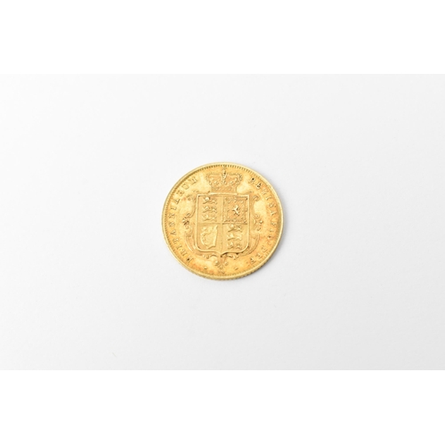 101 - United Kingdom - Victoria (1837 -1901), Half Sovereign dated 1872, having shield back with die numbe... 