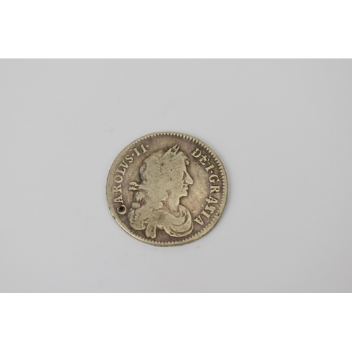 18 - Kingdom of England - Charles II (1660 -1685) Halfcrown dated 1671, third laureate and draped bust, r... 