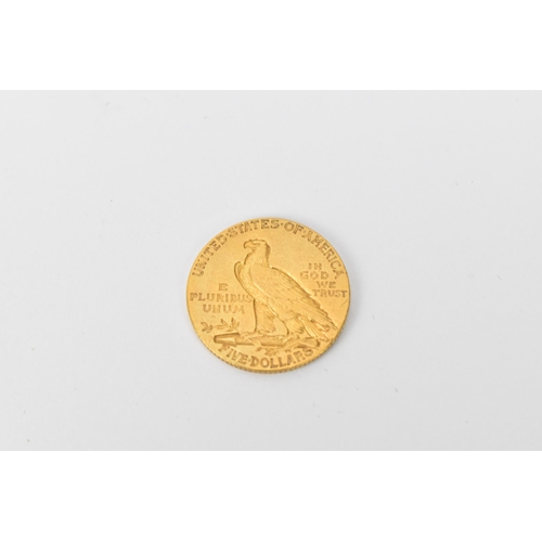 64 - United States of America - ' Indian Head' gold half Eagle Five / 5 Dollars, dated 1911, San Francisc... 