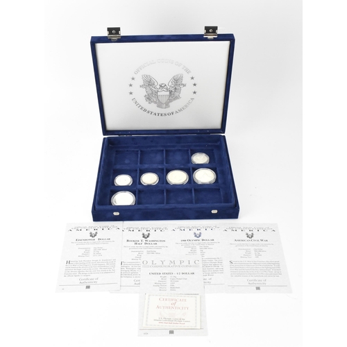 72 - Westminster Collection - 'Official Silver coins of the United States of America' comprising of the 1... 