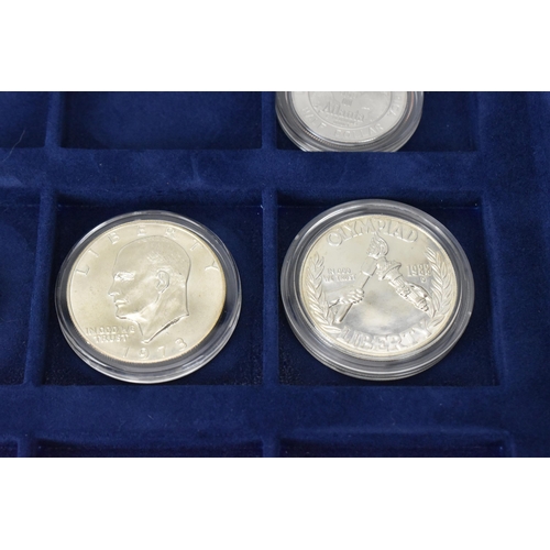 72 - Westminster Collection - 'Official Silver coins of the United States of America' comprising of the 1... 