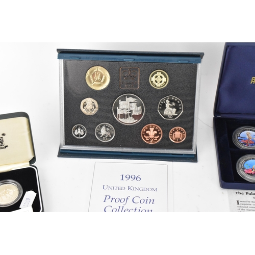 77 - proof coins to include 1996 UK silver Proof £2 ' 50th Anniversary of the United Nations' 1996 silver... 