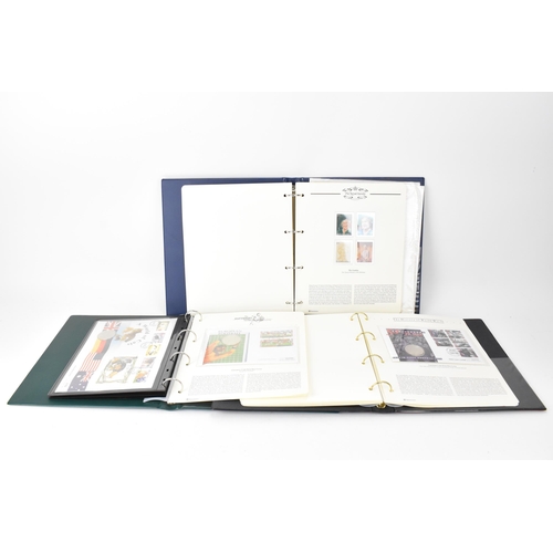 78 - Three albums of First Day covers to include ' The History of World War II' comprising of First Day c... 