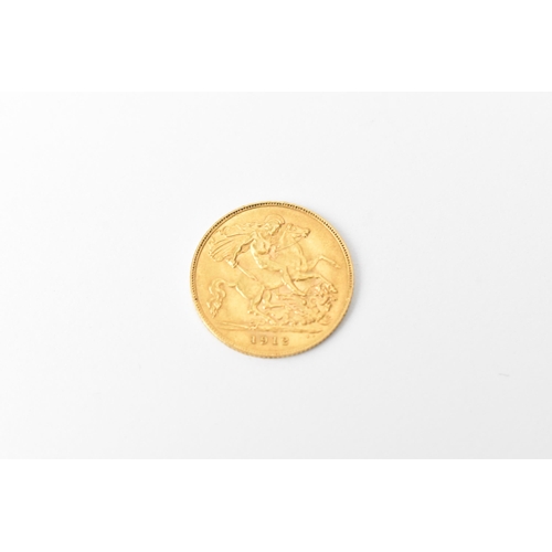 91 - United Kingdom - George V (1910 -1936) Half Sovereign, dated 1912, London Mint
Location: