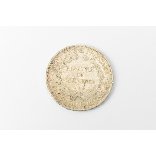 94 - French Indochina - Third Republic (1870 -1940) One / 1 Piastre, dated 1900, A mm Marianne seated lef... 