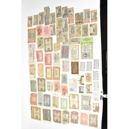 97 - A mixed collection of early 20th century and later world banknotes, to include Germany 1914, Notgeld... 