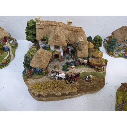 324 - Eleven Lilliput Lane cottages to include Golden Harvest, Royal Oak Inn, Old Shop at Bignor
Location:... 