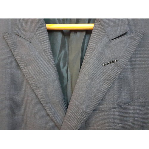 12 - Tom Ford-An O'Connor gent's navy cotton and silk blend suit jacket, never worn (bearing tailor's rem... 
