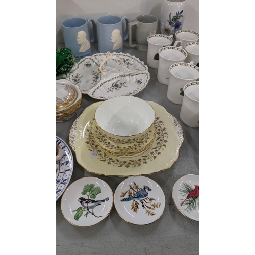 475 - THIS LOT HAS BEEN WITHDRAWN**
A mixed lot to include Royal Copenhagen porcelain resting cow 1072, a ... 