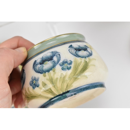 498 - A William Moorcroft (1872-1945) for James Macintyre & Co 'Blue Poppy' pattern part tea set, circa 19... 