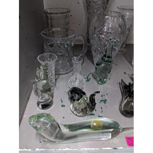 500 - Ceramics and glassware to include 1970s tableware, Caithness paperweights Murano and other animals
L... 