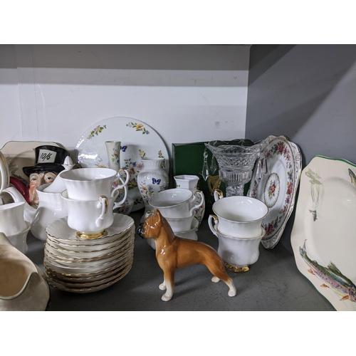 508 - Royal Albert Val D'Or coffee and tea set, other ceramics to include Aynsley Cottage Garden, Sylvac b... 