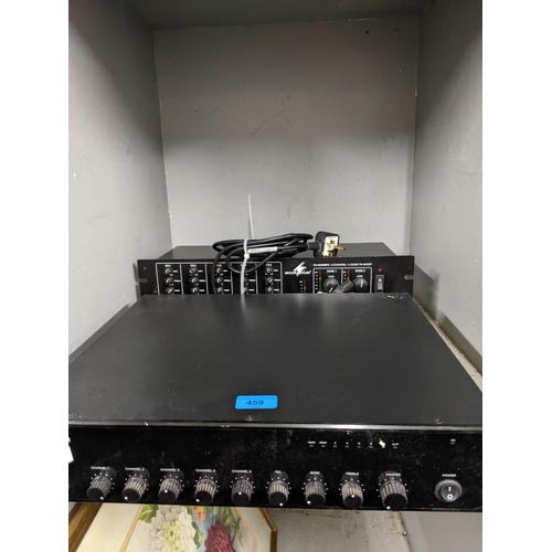 459 - A Monacar Amp and PA 4040MPX 5-channel/4 Zone PA Mixer Location:G