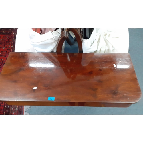 468 - A Victorian mahogany wall hanging console table Location:A2F