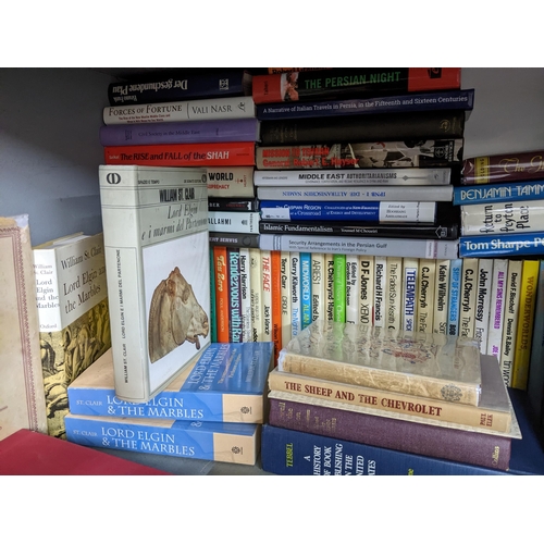 501 - A quantity of mainly hardback books to include many on the Middle East, Persia and Iran, Elgin Marbl... 