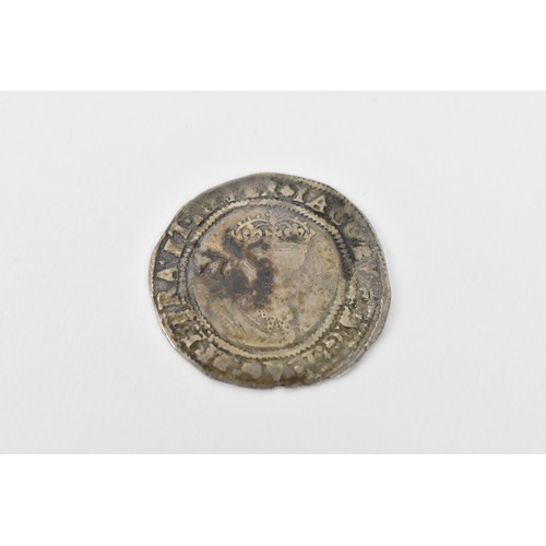 54 - Kingdom of England - James I (1603-1625), Second Coinage (1604-1619), Sixpence, dated 160* , crowned... 