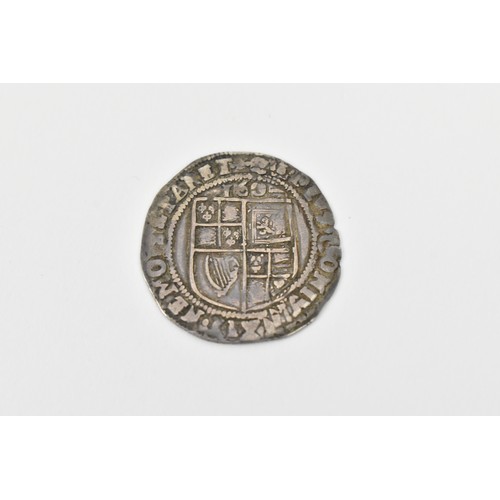 54 - Kingdom of England - James I (1603-1625), Second Coinage (1604-1619), Sixpence, dated 160* , crowned... 
