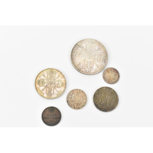 60 - Victorian Coinage to include 1889 Double Florin, 1887 'Jubilee Year' Florin and Shilling, 1891 Sixpe... 