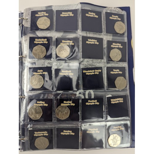 86 - A mixed group of UK and other world proof and other coinage to include a change checker album of £2 ... 