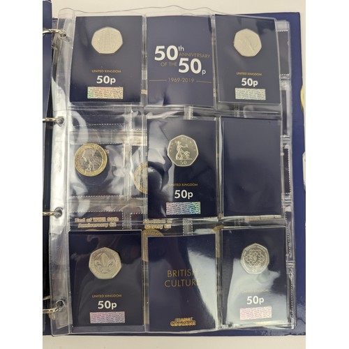 86 - A mixed group of UK and other world proof and other coinage to include a change checker album of £2 ... 