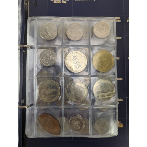 86 - A mixed group of UK and other world proof and other coinage to include a change checker album of £2 ... 