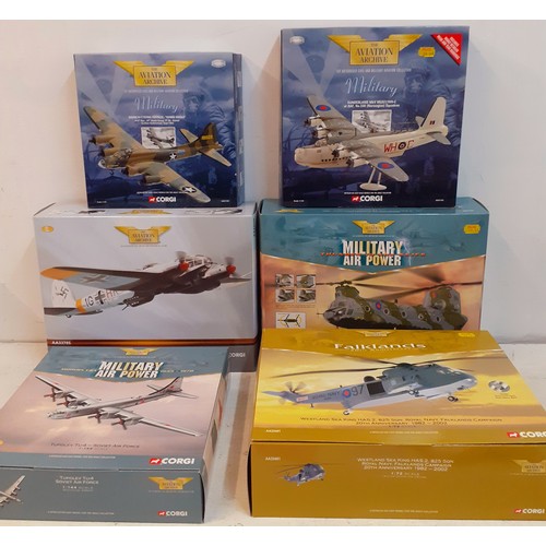 65 - Corgi-Aviation Archive, 6 scale 1:72 models to include AA numbers 31103, 31701, 33705, 33401, 31804 ... 