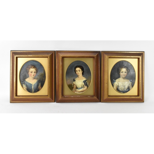 138 - British School, 19th century
Three child portraits from a same family, two depicting daughters Zilla... 