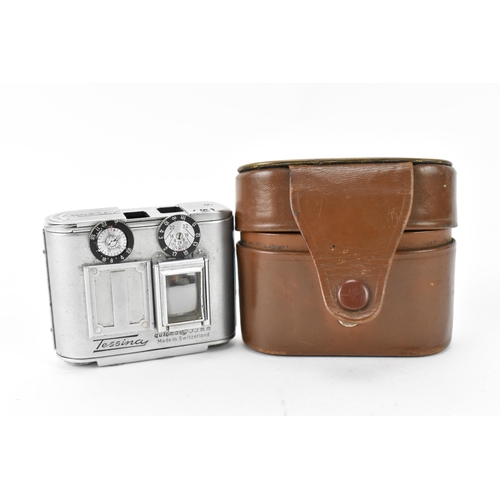 214 - A Concava Tessina Automatic 35mm miniature Camera, in chrome, serial no 64462, format 5 cm x 6.5 cm,... 