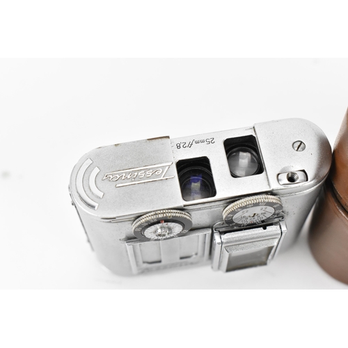 214 - A Concava Tessina Automatic 35mm miniature Camera, in chrome, serial no 64462, format 5 cm x 6.5 cm,... 