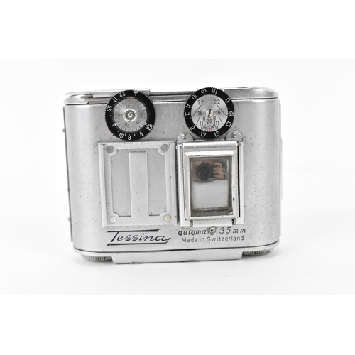 214 - A Concava Tessina Automatic 35mm miniature Camera, in chrome, serial no 64462, format 5 cm x 6.5 cm,... 