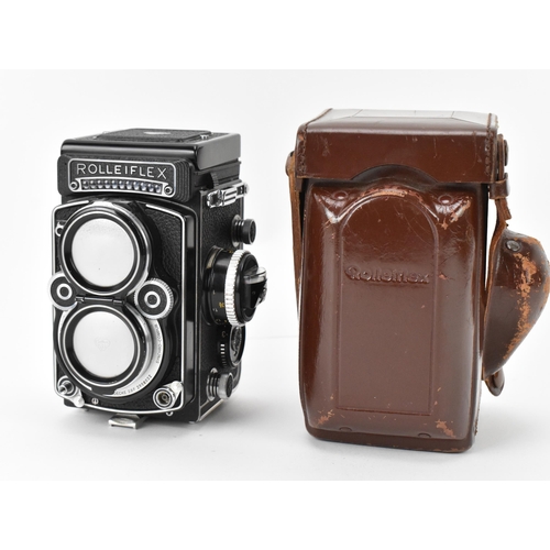 218 - A Rolleiflex Synchro-Compur 2.8F TLR camera, model K4, circa 1960s, 2952022, with Schneider-Kreuznac... 