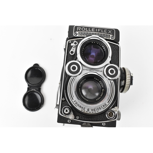 219 - A Rolleiflex Synchro-Compur TLR camera, model K4, circa 1960s, , with Carl Zeiss nr. 2051688 Planar ... 