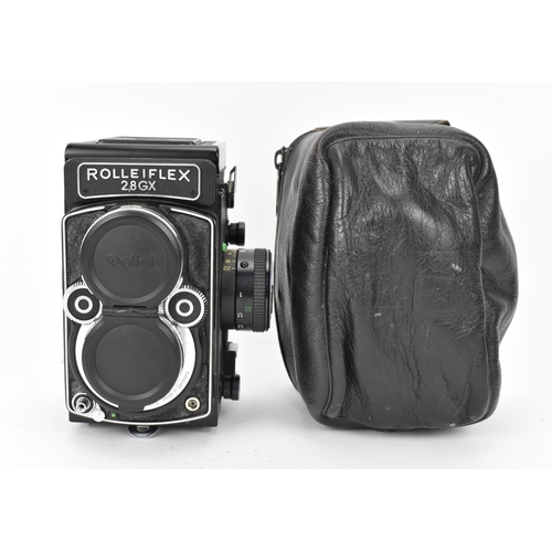 227 - A Rolleiflex 2.8 GX TLR Camera 1987-1994, 3012836, with Rollei Planar 1:2,8 f=80mm taking lens, and ... 